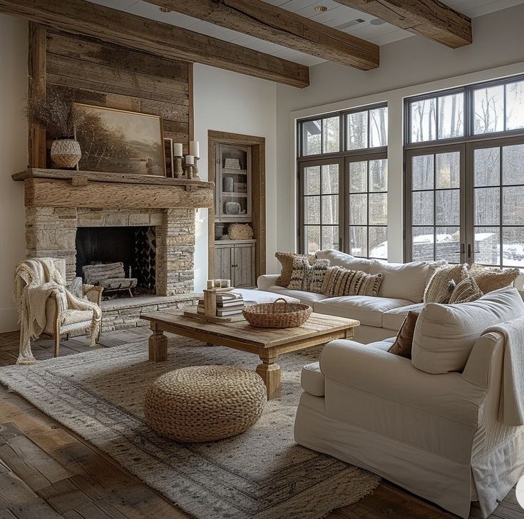 Rustic - Thiết kế nhà ở hiện đại theo phong cách mộc mạc.