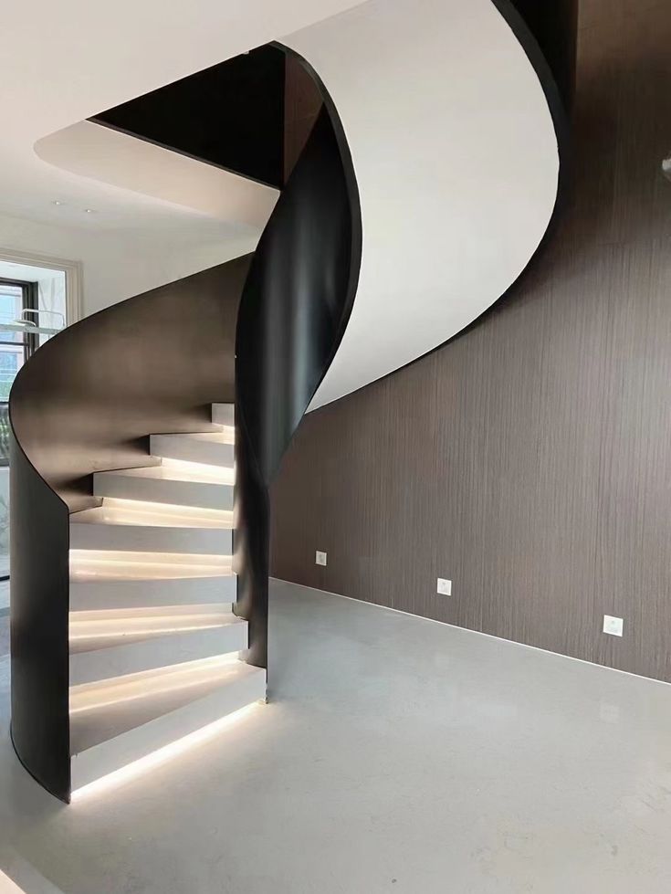 Mẫu cầu thang xoắn xu hướng 2024