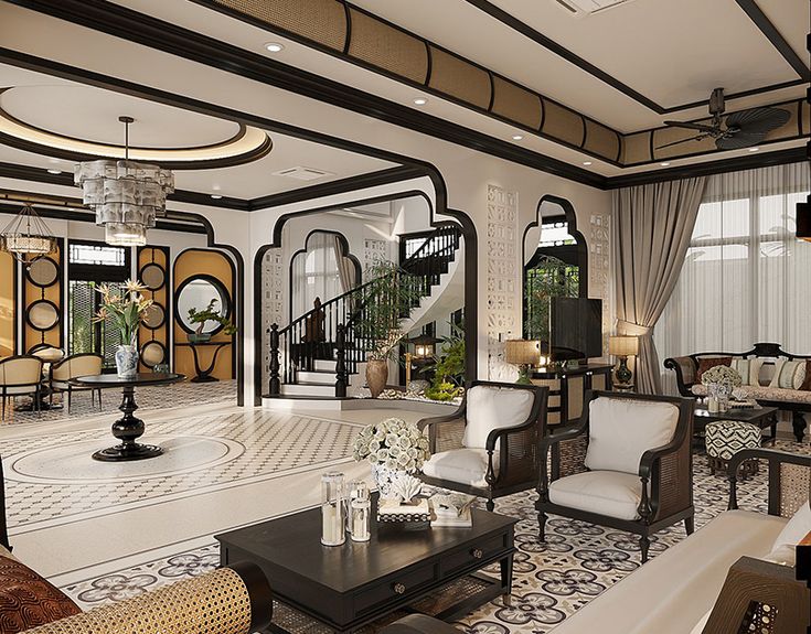 Thiết kế nhà ở hiện đại theo phong cách Indochine