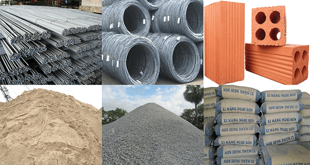 Các loại vật liệu xây dựng thông dụng và ưu nhược điểm từng loại
